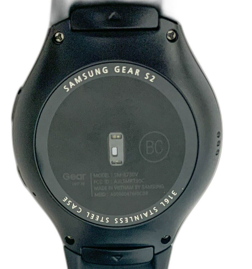 Samsung Gear S2 SM-R730V Verizon 4G Wireless Watch with Large Band – Dark Gray