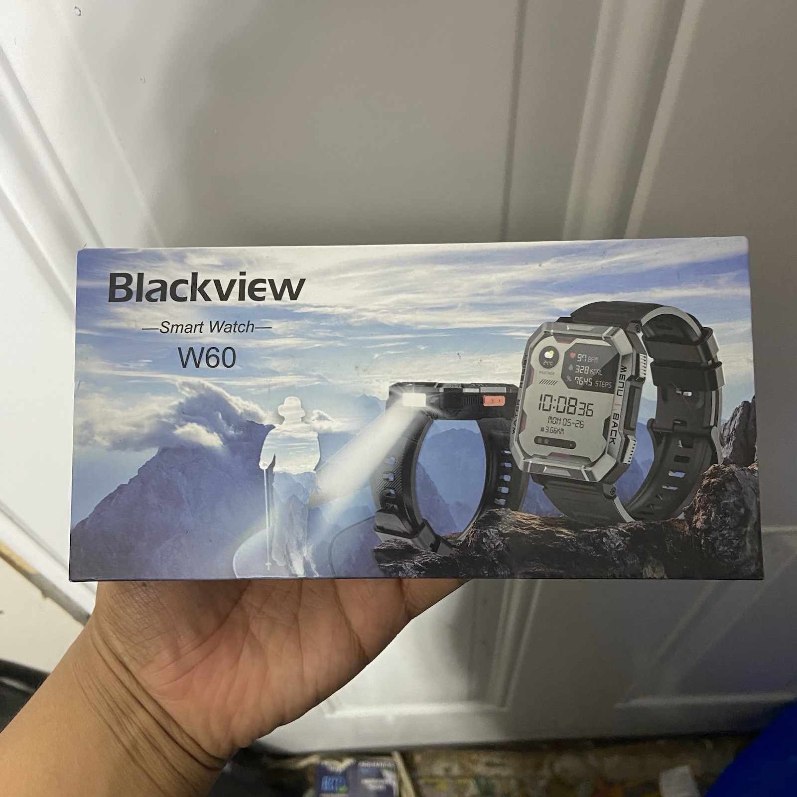 Blackview W60 Military Fitness Smart Watch with Flashlight/Compass