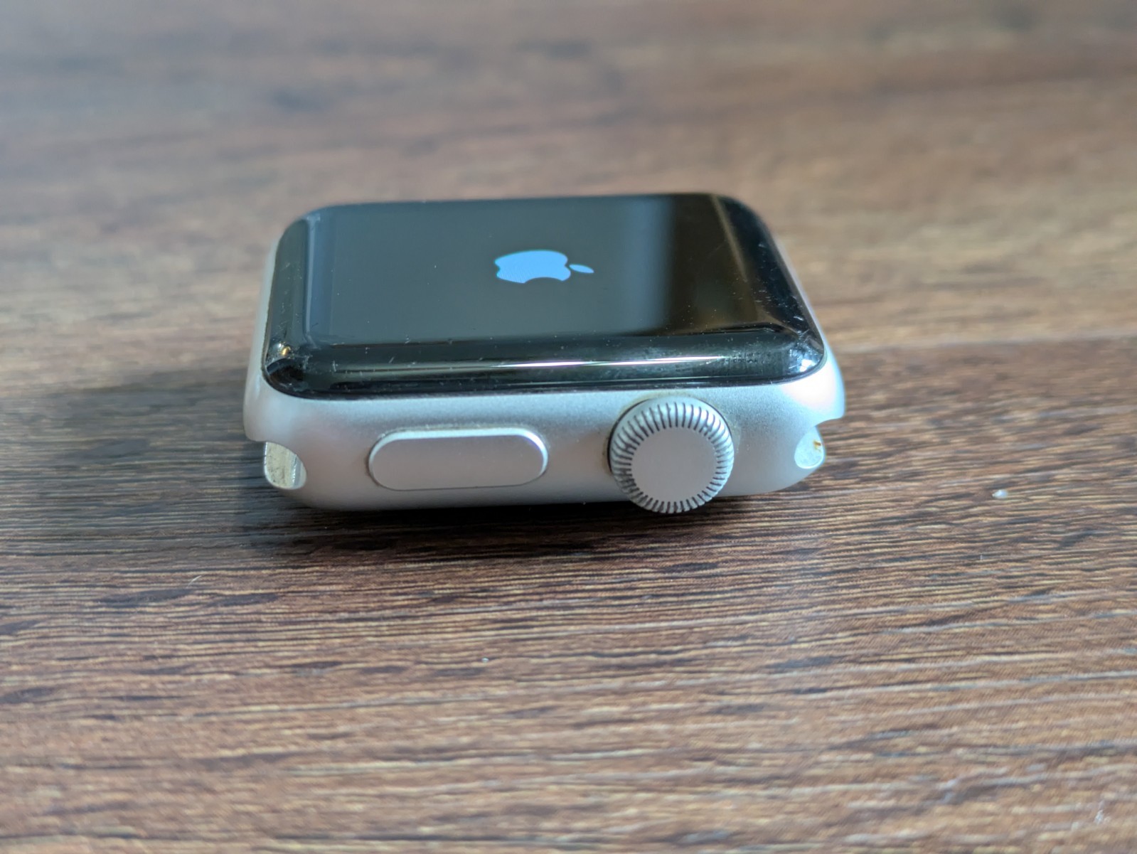 Apple Watch Series 3 38mm Aluminum Case with Light Blush Sport Band -S/M