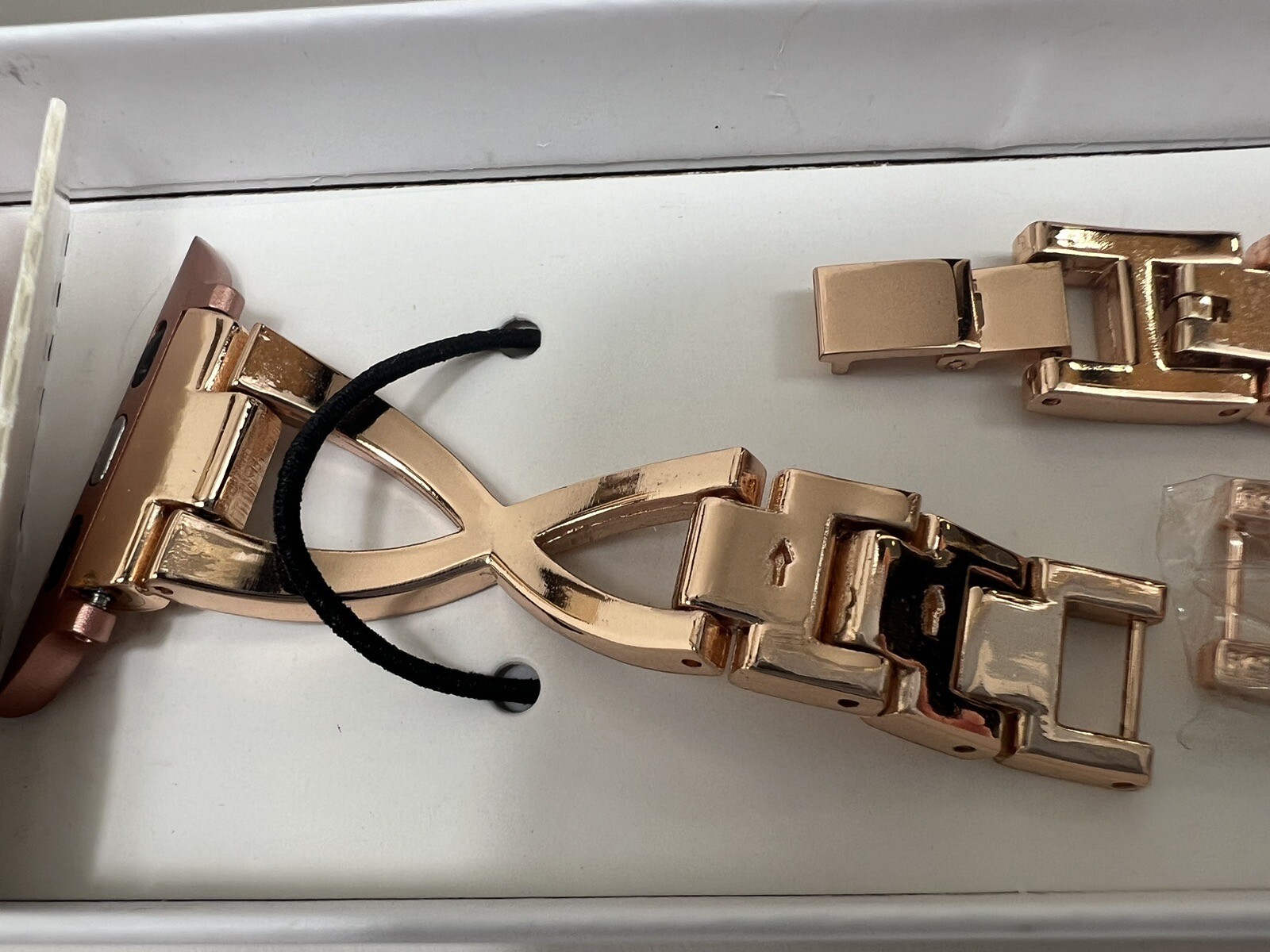 JF Dragon Smart Watch Bands Luxury Edition Rose Gold Crystal Rhinestones Glam