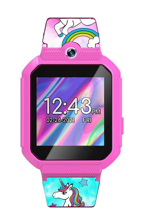 iTIME ITK2006UNI Kids Body Temperature Interactive Games Watch, Unicorn Design