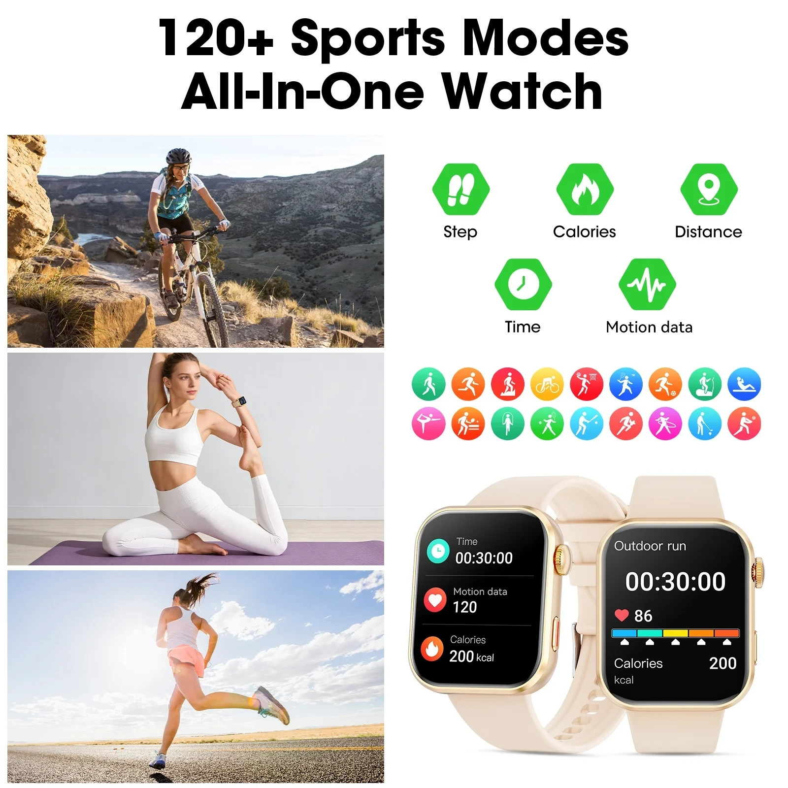 Mingdaln 1.93”HD Men Womens Smart watch,with Bluetooth Answer/Make Calls