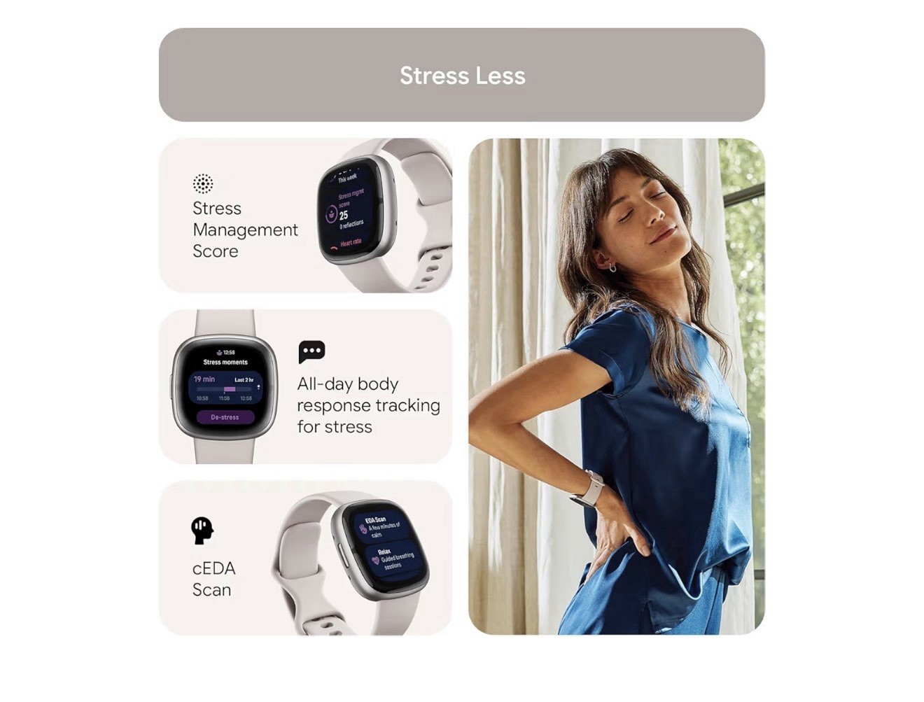 Fitbit Sense 2 Health and Fitness Smartwatch