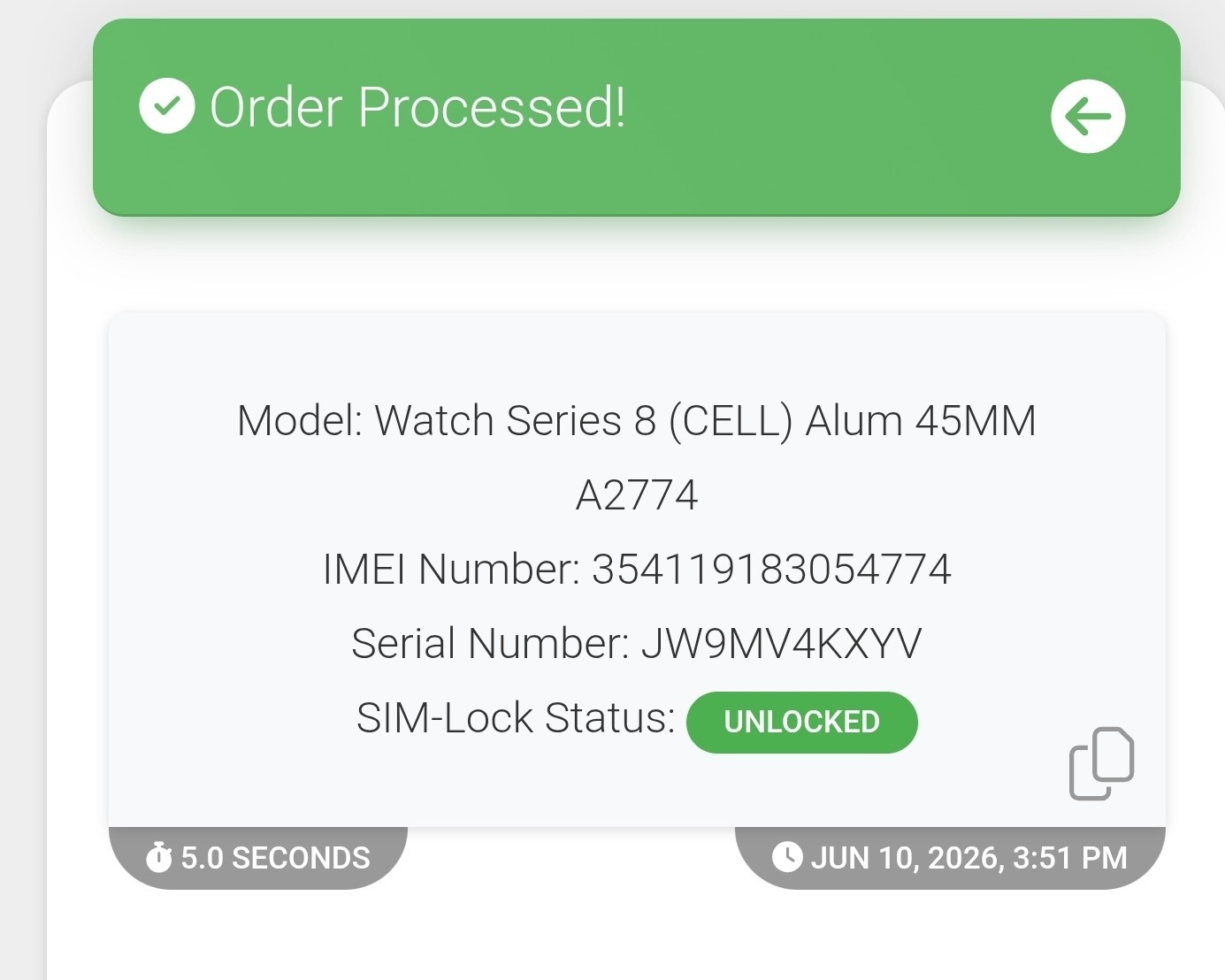 Apple Watch Series 8 GPS + Cellular 45mm Midnight Aluminum Case with Sport Band