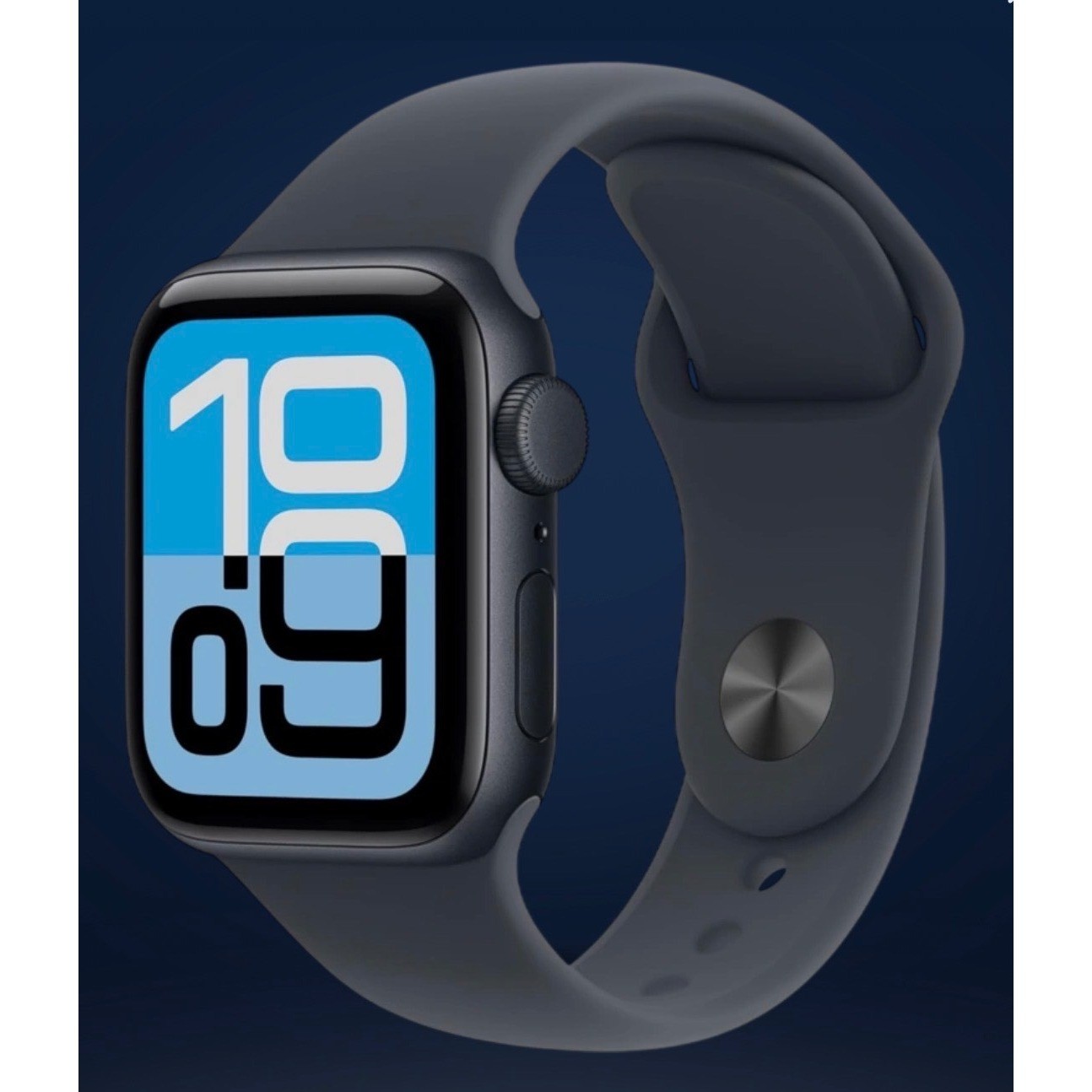 Apple Watch SE 2nd Gen 40mm Midnight Aluminum Midnight Sport Band GPS MEHC4LW/A
