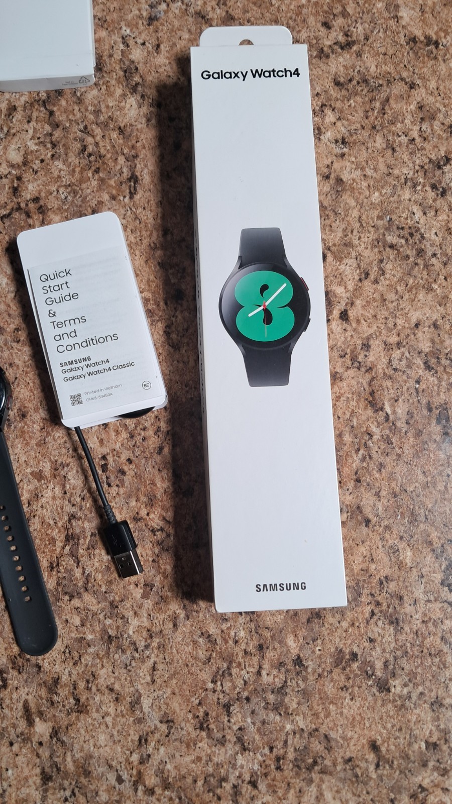 Samsung Galaxy Watch4 40mm Black Wi-Fi 16GB Wear OS Touchscreen w/Box