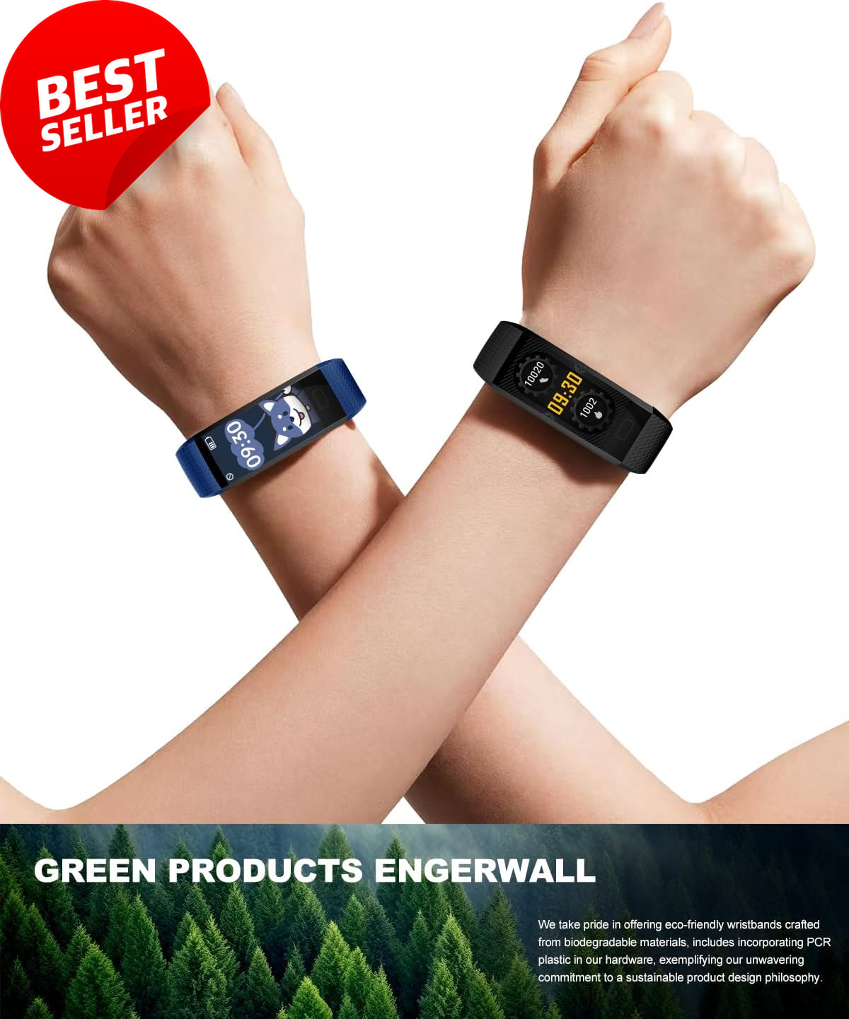 Watch Band for S5 Fitness Tracker, Replacement for Runmefit Smart Watch