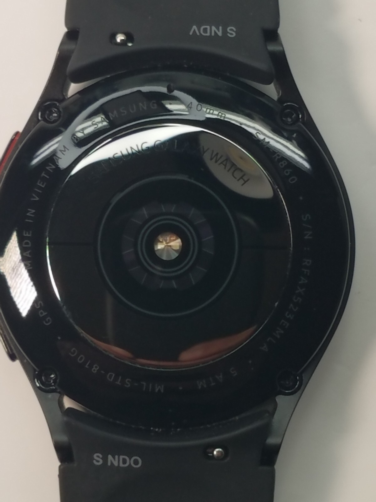 Samsung Galaxy Watch 4 SM-R860 Bluetooth /GPS/WiFi 40mm, Black -READ DESCRIPTION