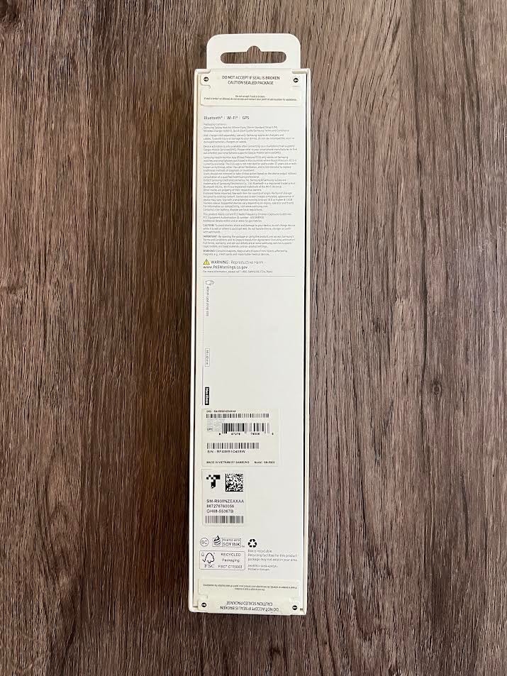 Samsung Galaxy Watch6 GPS Bluetooth 40mm Gold Aluminum Case Smartwatch