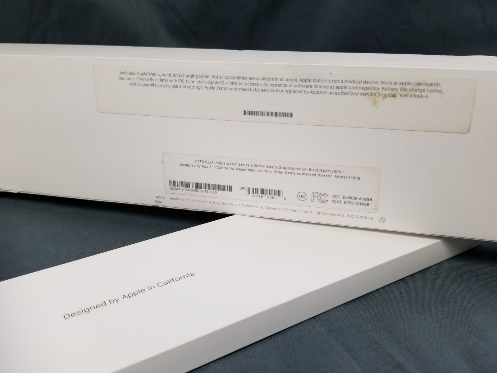 Apple Watch Series 1 38mm Black PARTS ONLY in BOX!!!!