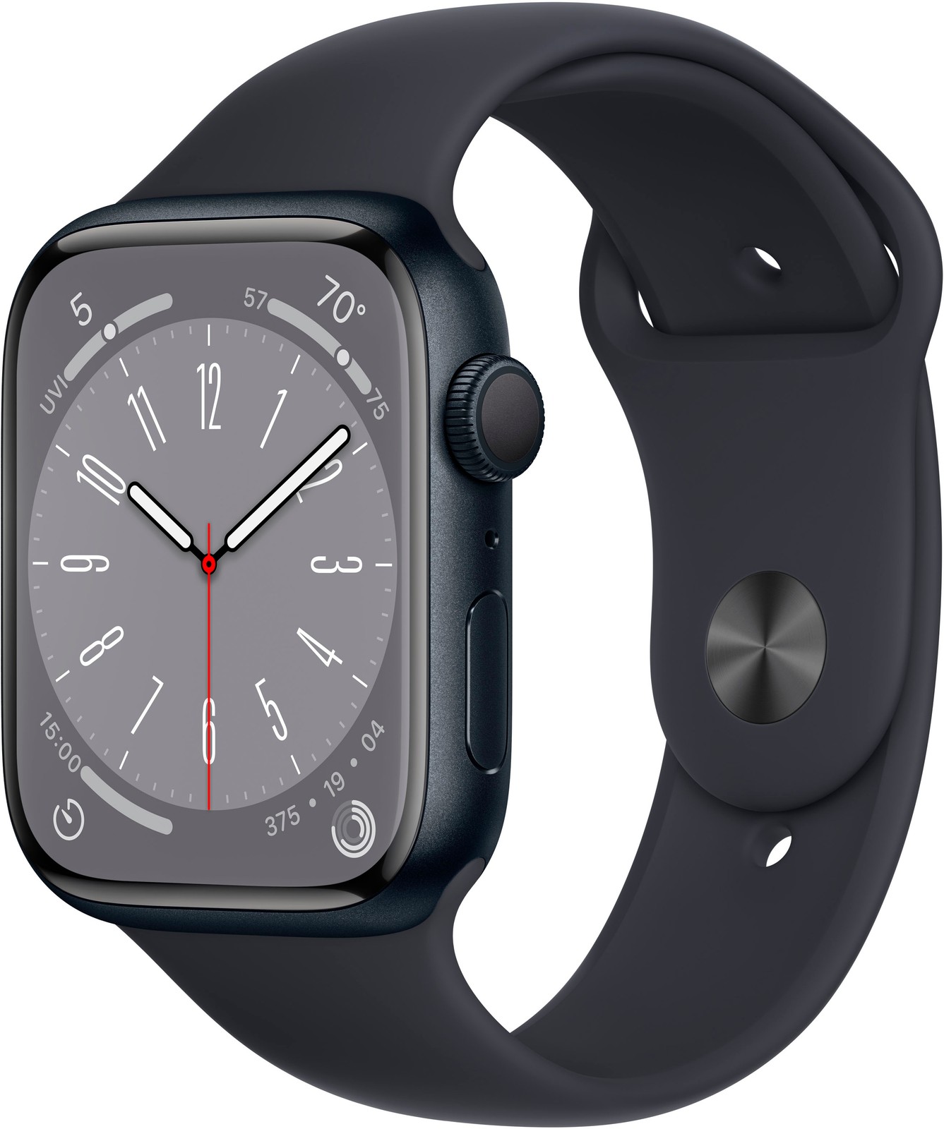 Apple Watch Series 8 GPS 45mm Alum Case Midnight Sport Band – Scratch & Dent
