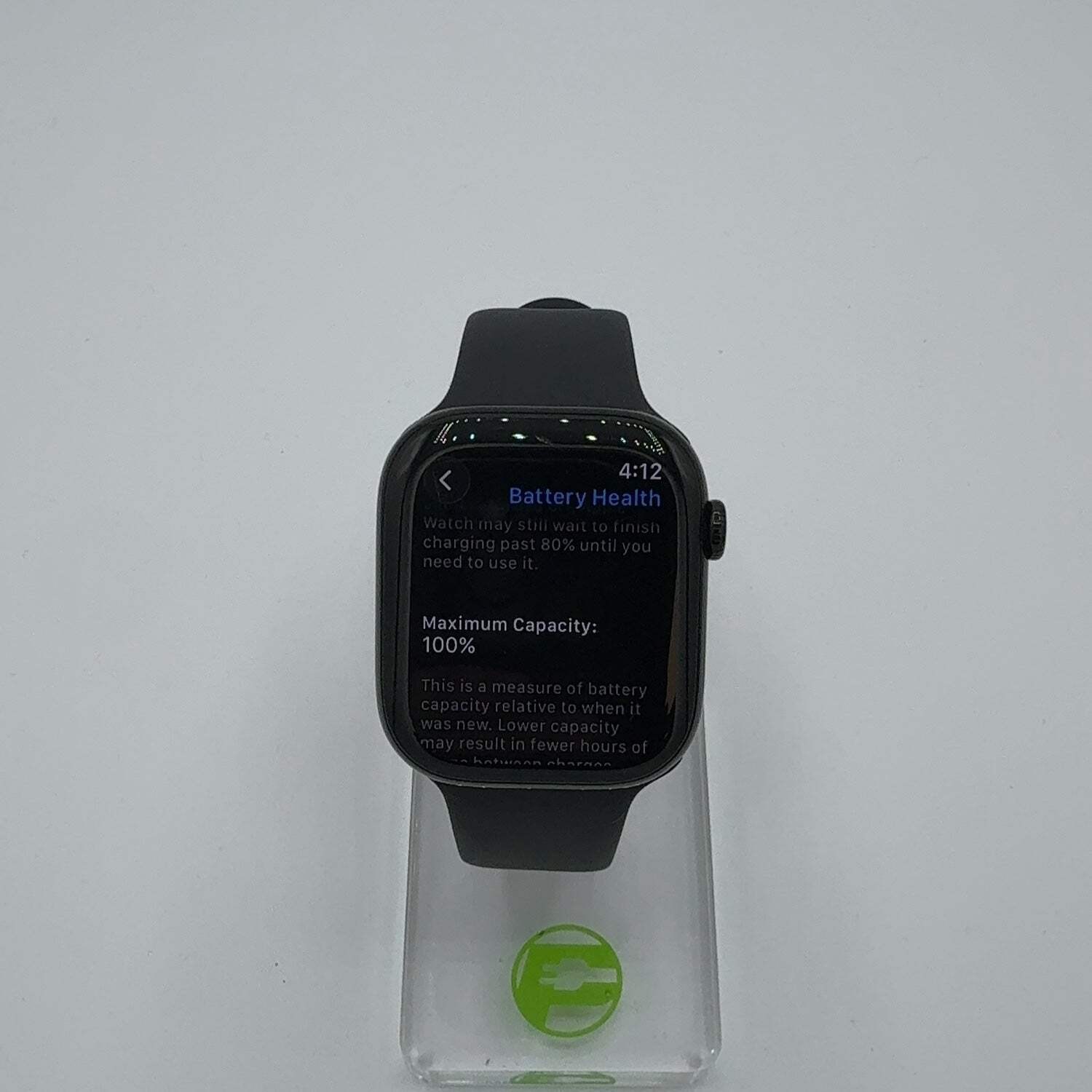 Unlocked Apple Watch Series 10 46MM Aluminum Black Watch Band 100% Battery