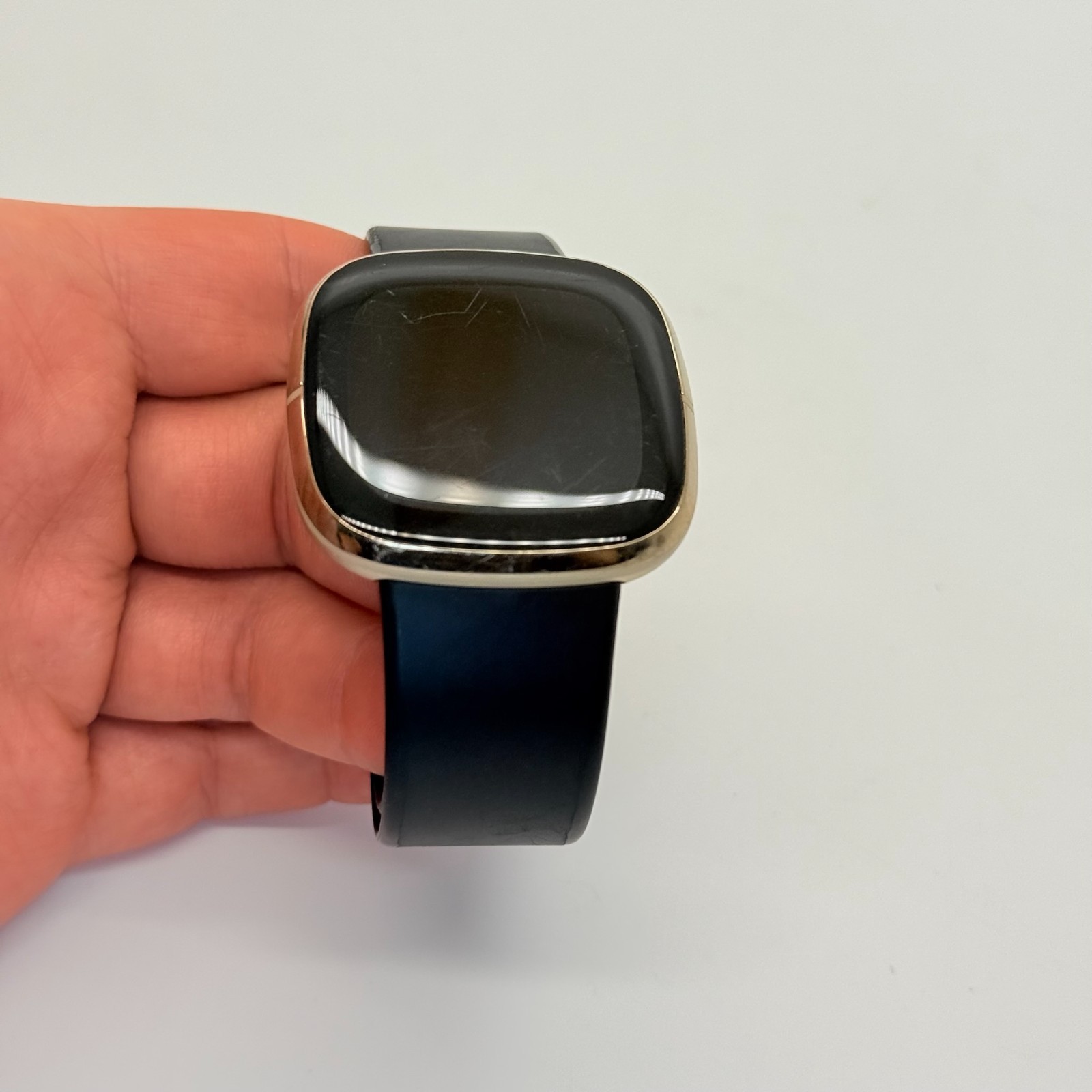 Fitbit Sense Advanced GPS Activity Tracker Smart Watch FB512 GOLD UNIT ONLY!
