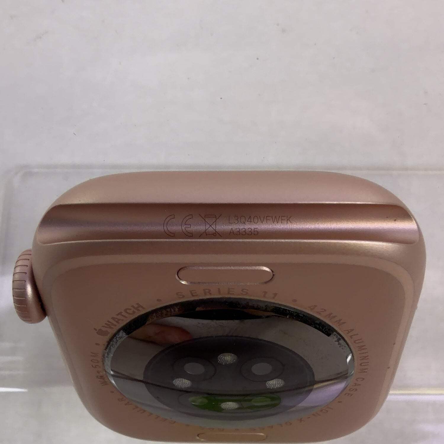GPS Only Apple Watch Series 11 42MM Rose Gold Aluminum Pink Sport Band MF8E4LW/A
