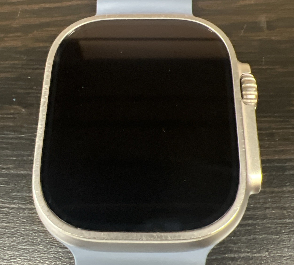 Apple Watch Ultra 3 (A3281) 49MM Silver Titanium GPS + Cellular w/Blue-Gray Band