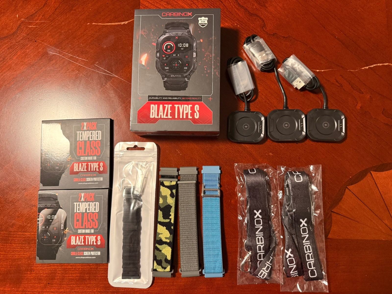 CARBINOX Blaze S GPS Smart Watch 43mm Black **Brand New Sealed**