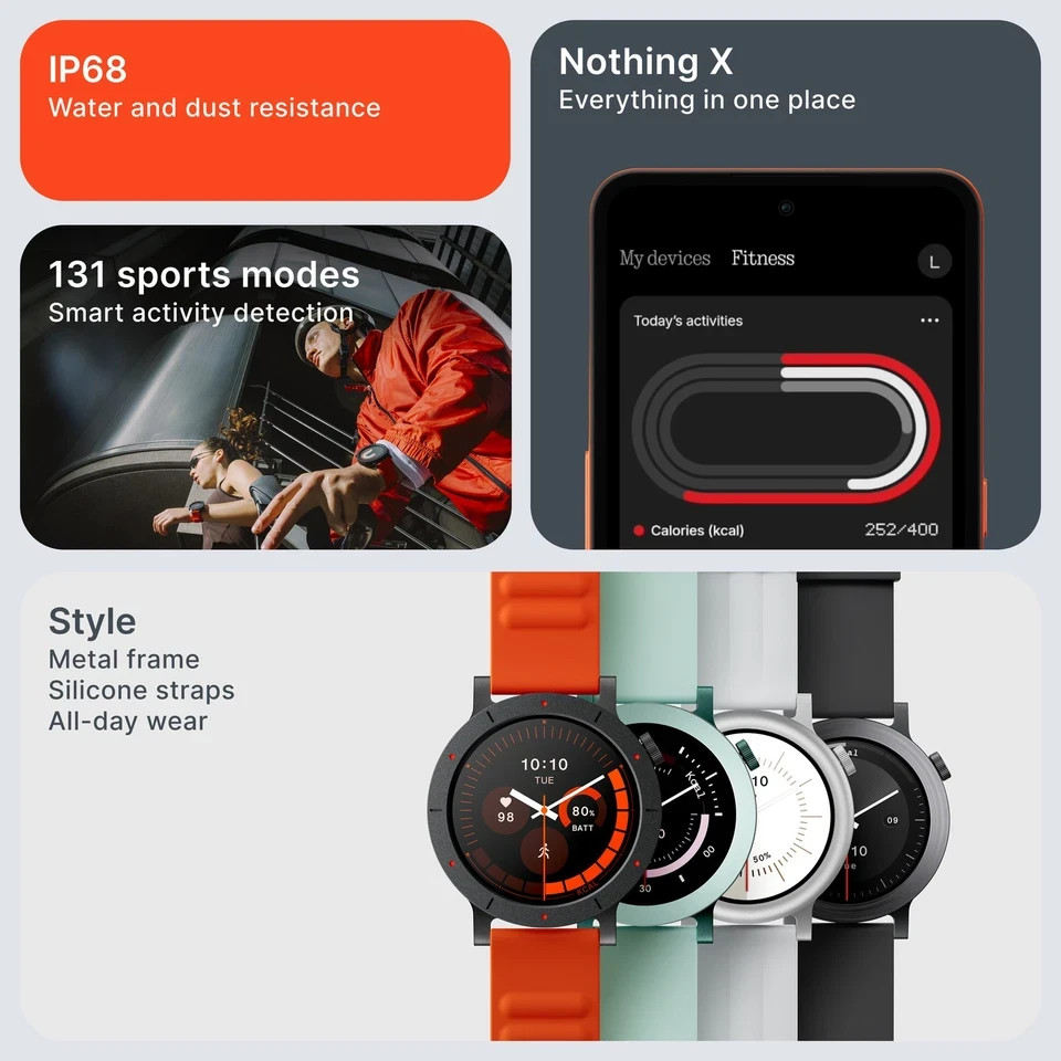 CMF by Nothing Watch 3 Pro | 1.43 AMOLED | 13 Day Battery | Dual-band GPS