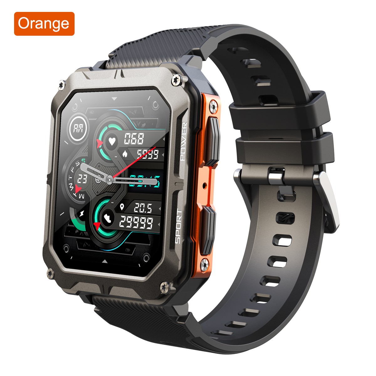 Fitness Tracker 123 Sports Modes Bluetooth Call Smartwatch 2-Week Battery IP68