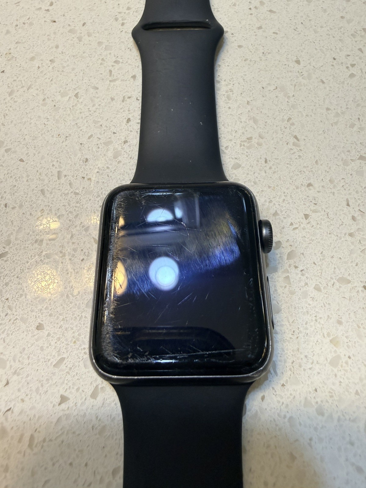 Apple Watch Series 3 42mm Aluminum Case Grey – Parts Only Locked Out