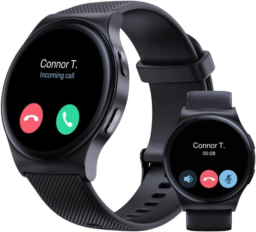 Motorola Moto Watch 120 – Premium Bluetooth AMOLED Smartwatch – Phantom Black