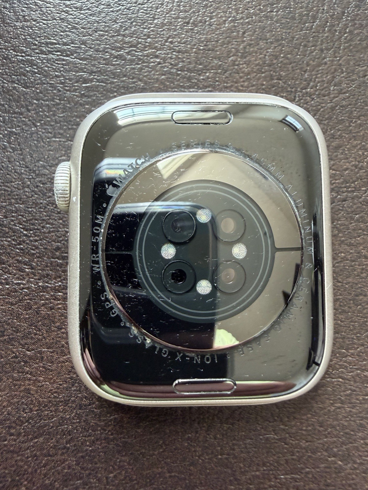 Apple Watch Series 9 45mm GPS Starlight Aluminum A2980 MR9P3LL/A Box