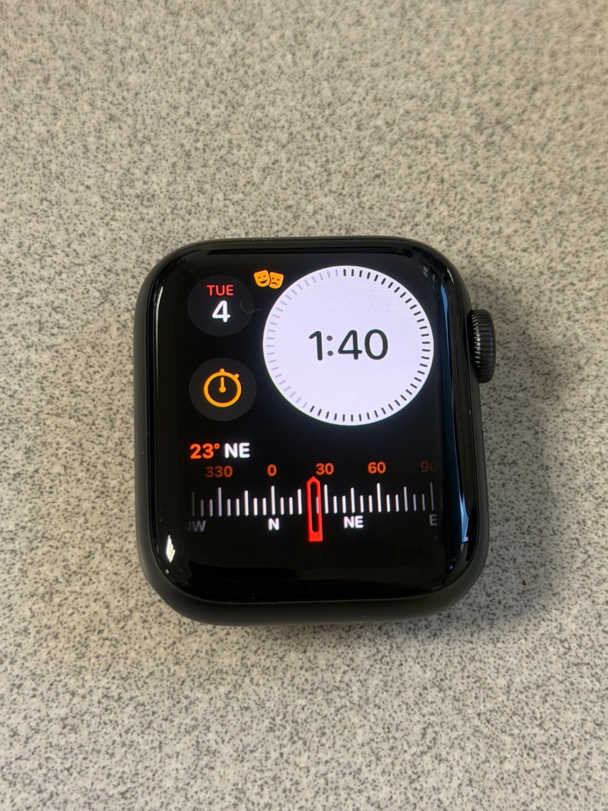 Original Apple Watch SE 40mm GPS – Watch Only, No Band , Black- W4-AS IS