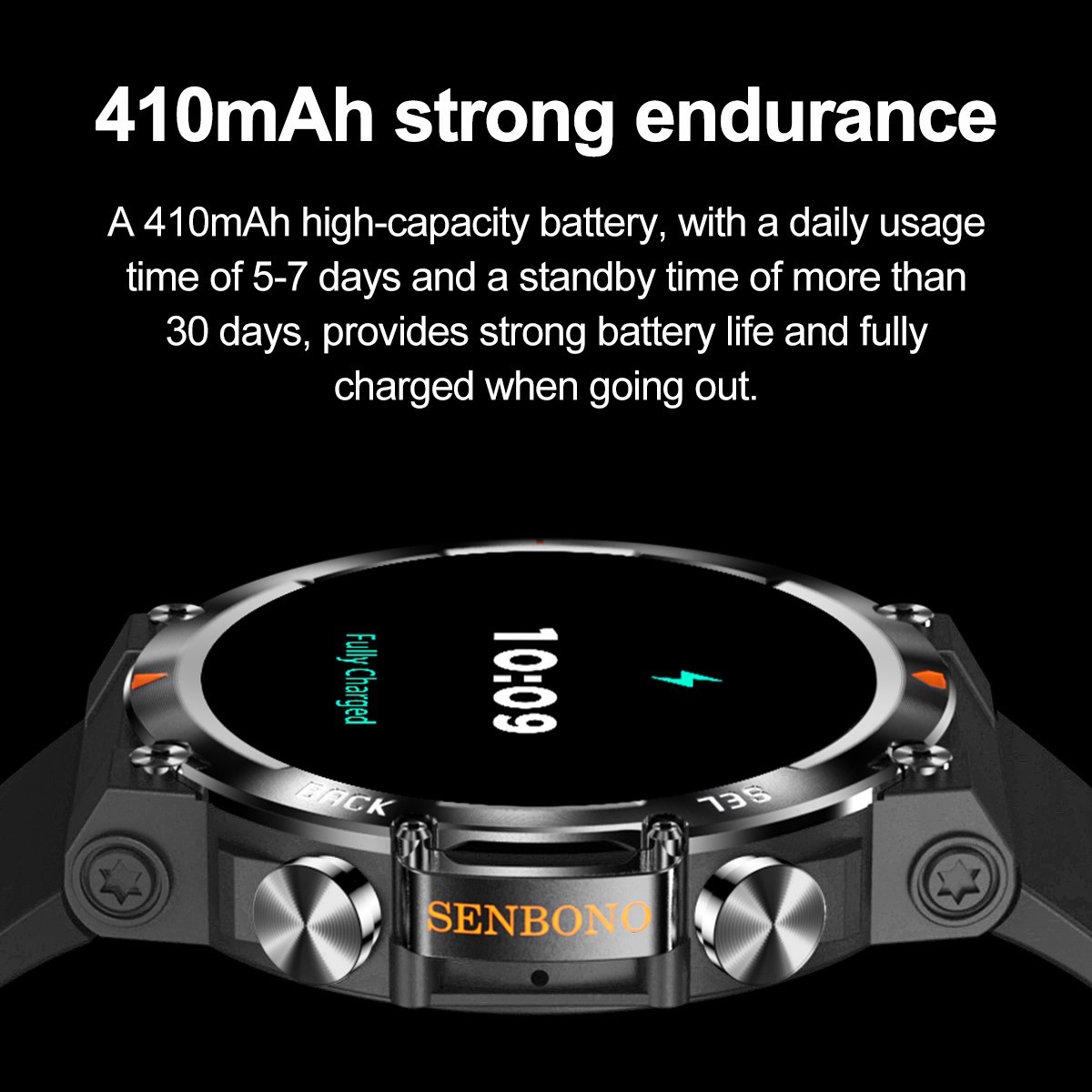 SENBONO MAX18 Smart Watch Men 1.43″ AMOLED HD BT Call AI Voice Fitness Sports