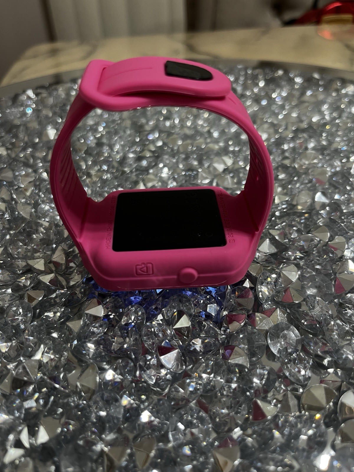 Kurio Pink Touch Screen Smart Watch Silicone Band Plastic Case Kids