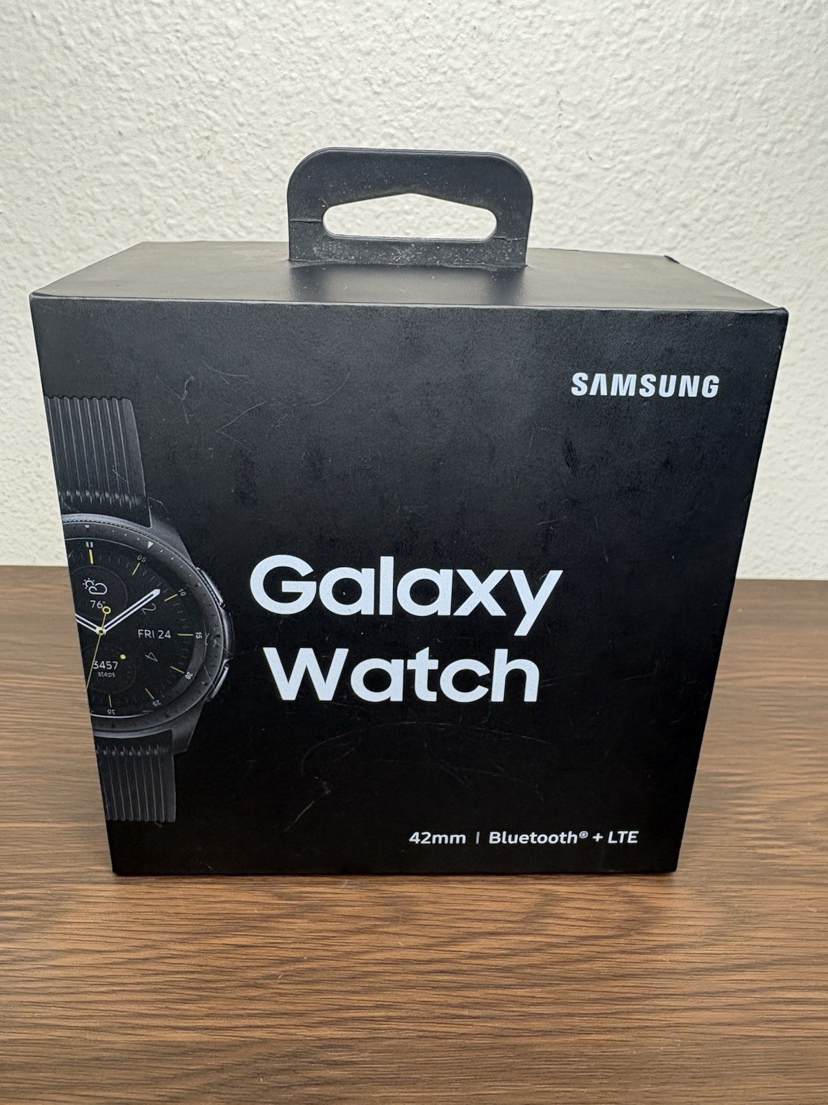 Samsung Galaxy Watch SM-R815U GPS+LTE 42mm Black Rubber Band Unlocked