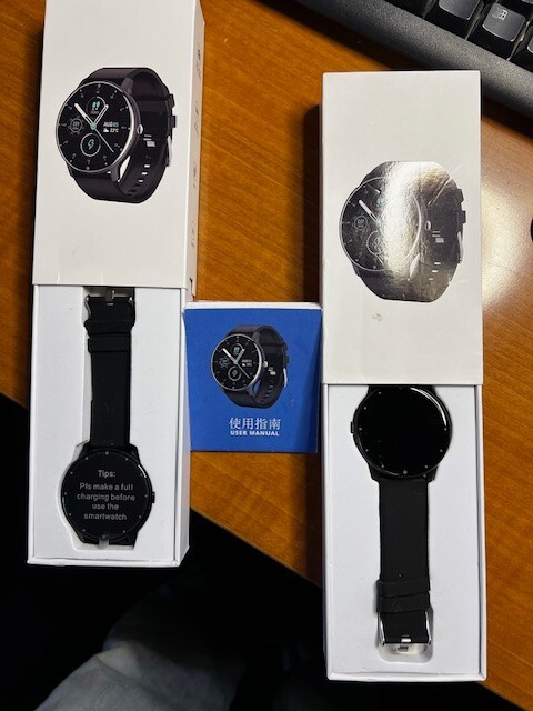 Two Smart Watches ,For Android Iphone, Men & Women, Waterproof HD COLMI New