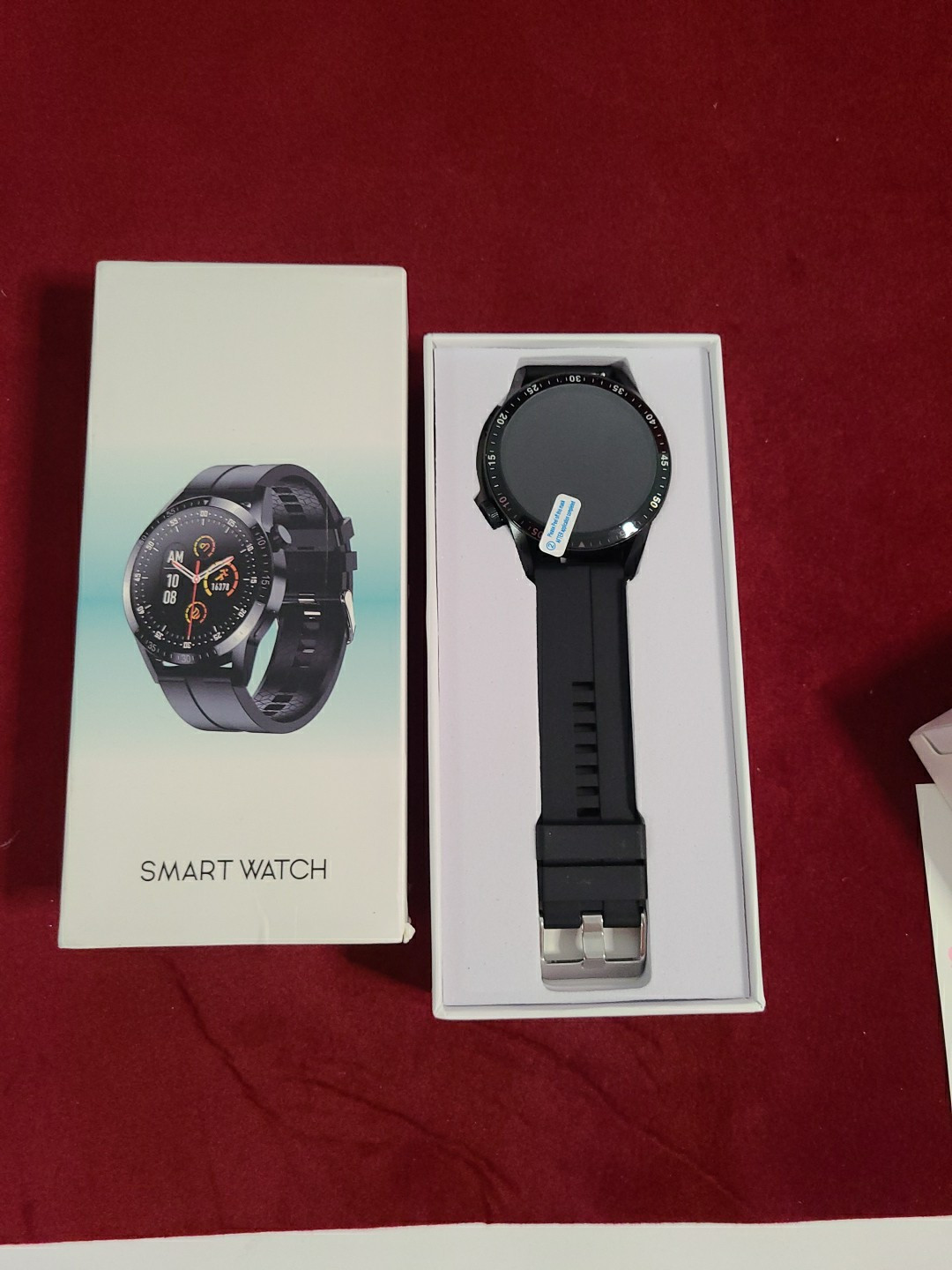 G102 1.39″ smartwatch Smart Watch TPU Black Band