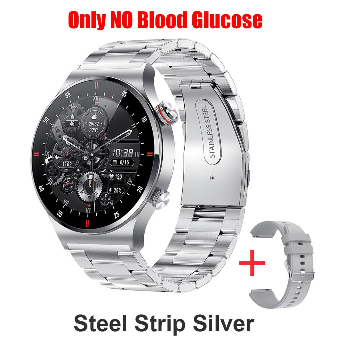 2024 Smart Watch Men Waterproof Smartwatch Bluetooth for iPhone Android Samsung