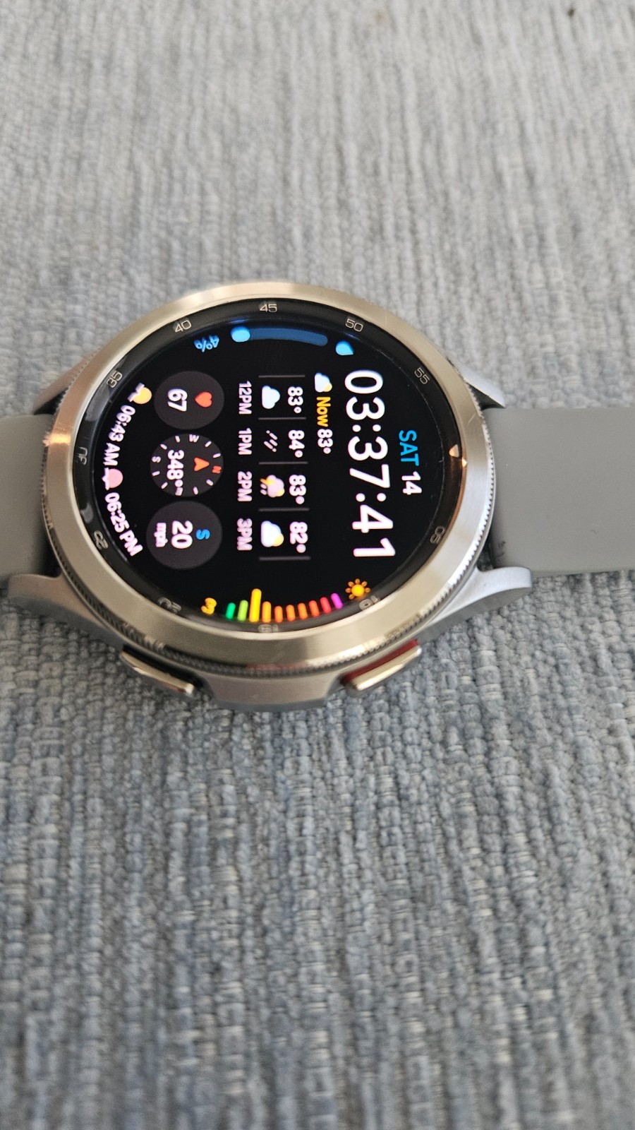 Samsung Galaxy Watch4 Classic 46mm Bluetooth Silver Smartwatch Free Shipping