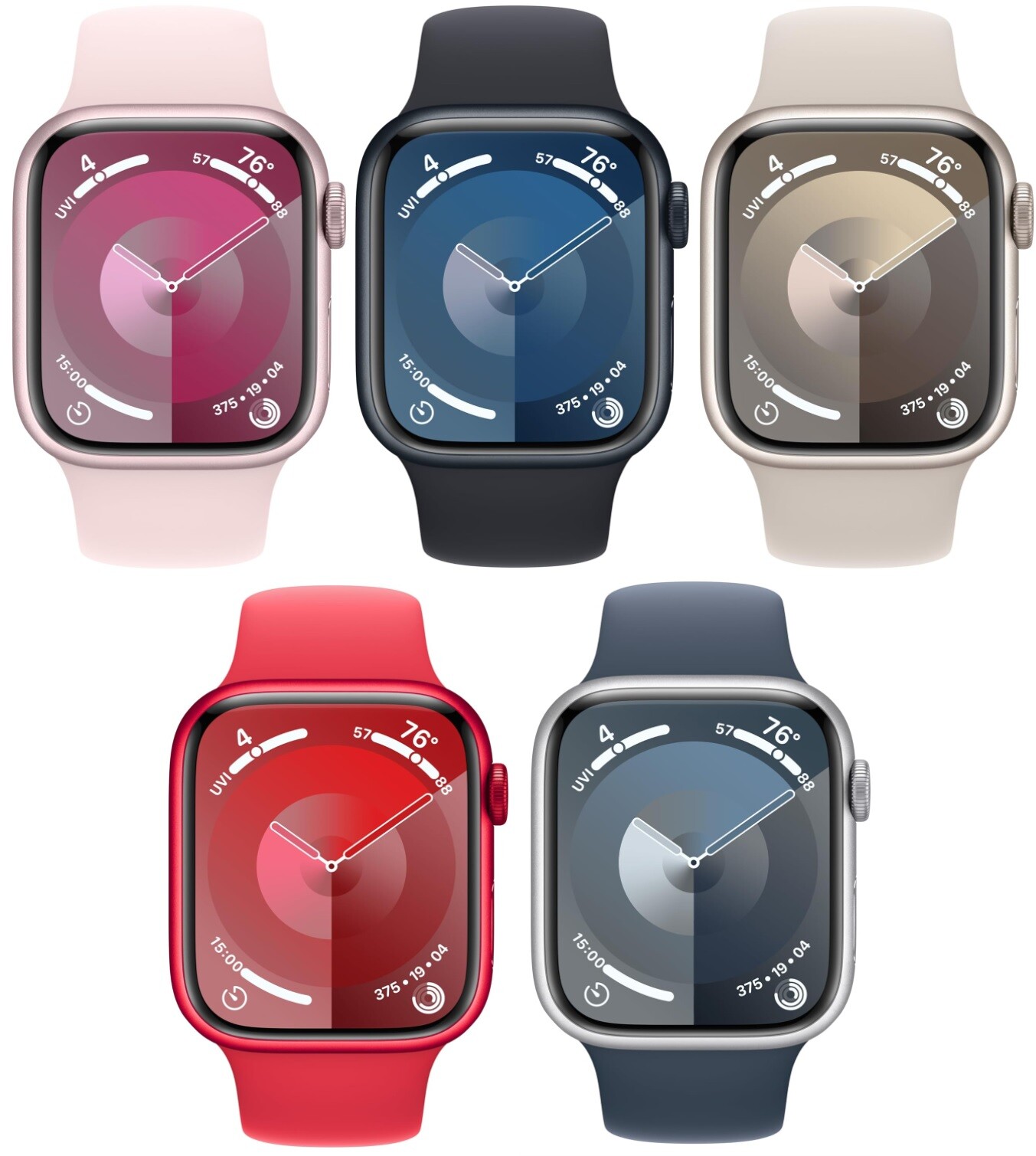 Apple Watch Series 9 41mm GPS + WiFi + Cellular Unlocked Aluminum Case – Good