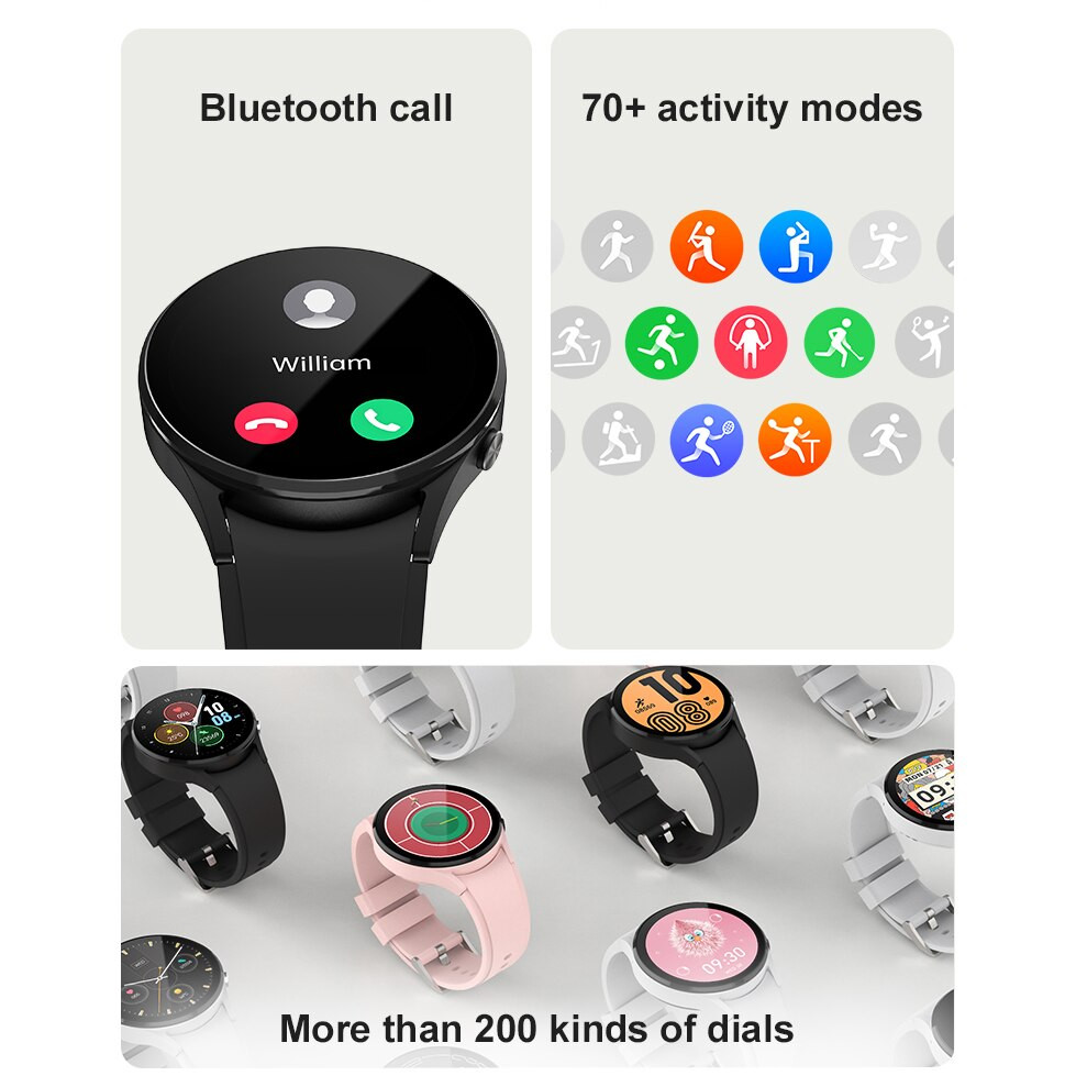 2023 Smart Watch touch Bluetooth Call Heart Rate Blood Pressure for Men Women