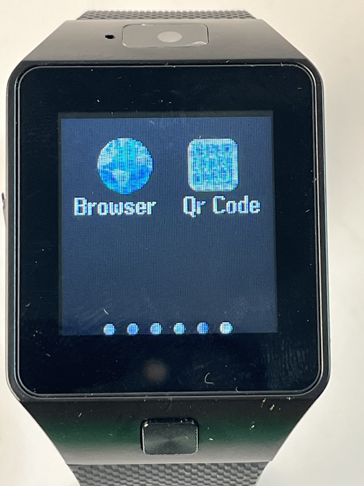Smart Watch Bluetooth Phone Connect 10” Adjustable Band Black