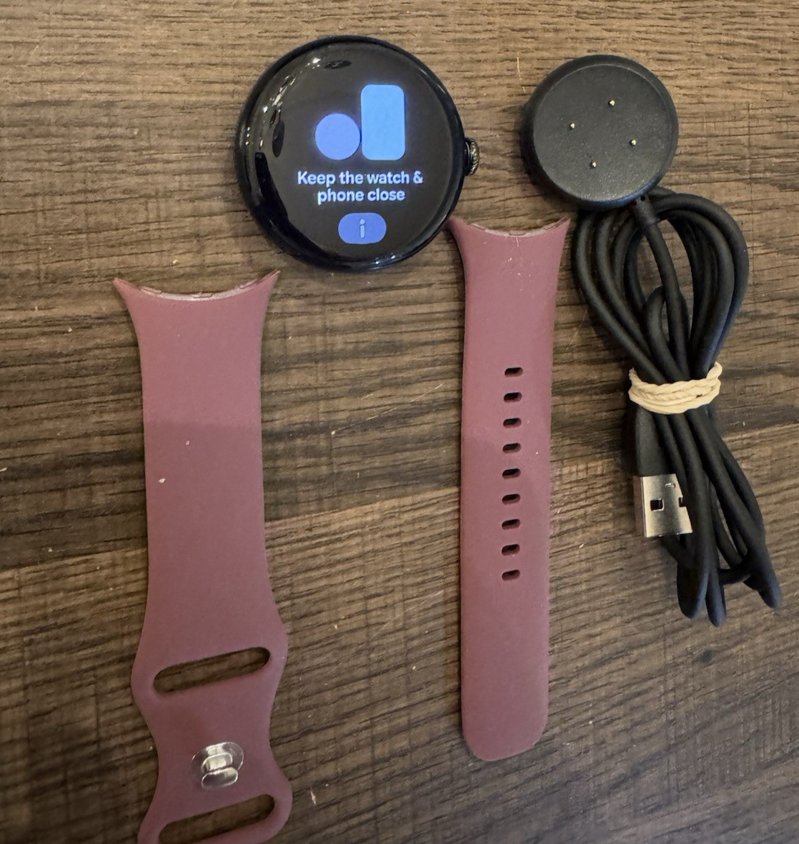 Google Pixel watch 2 41mm WIFI/GPS Black Very Good