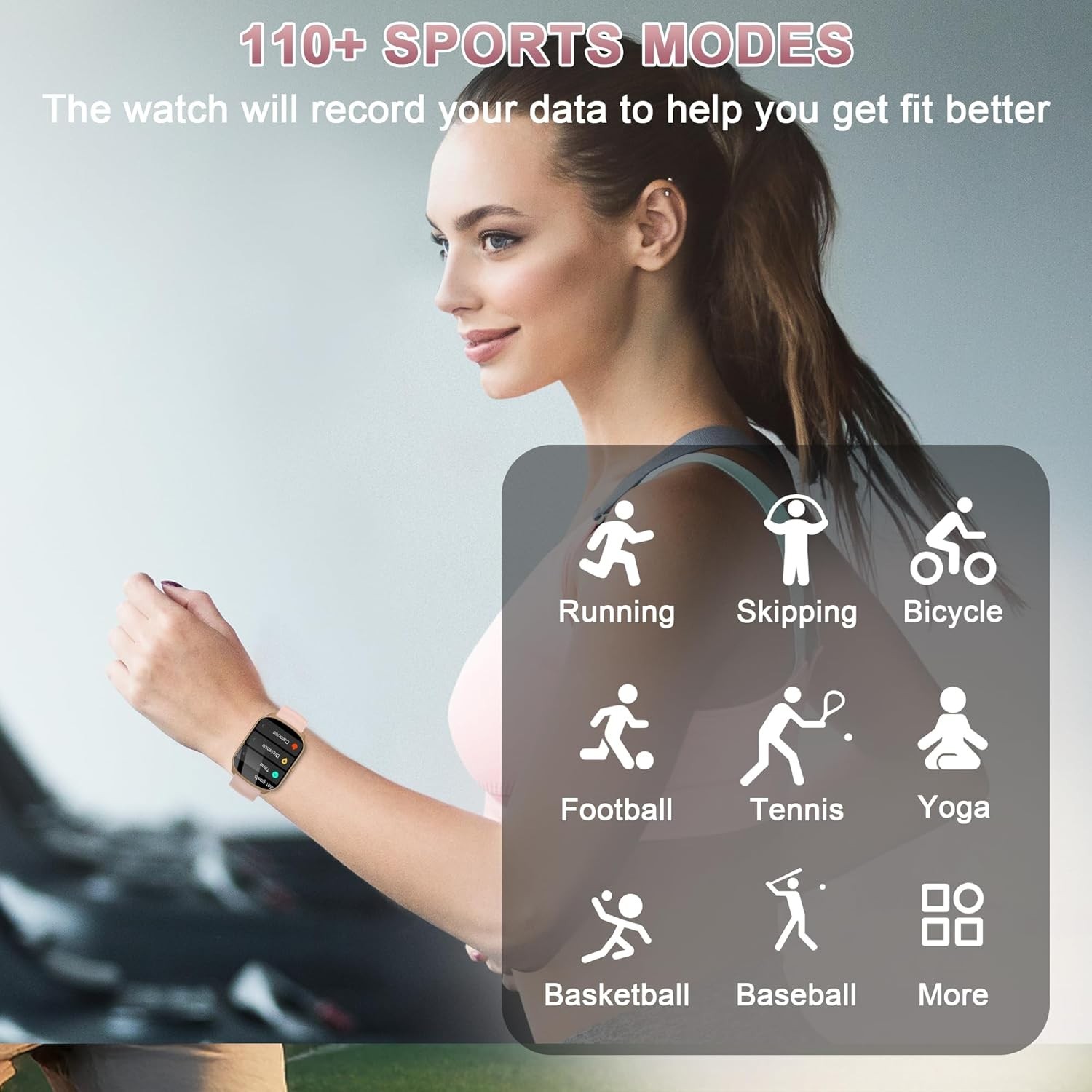 2025 Smart Watch For Men/Women, Waterproof Smartwatch Bluetooth