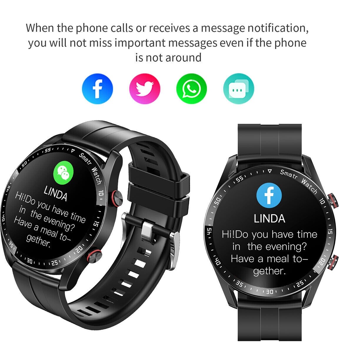 HW20 Smart Watch ECG+PPG For Men/Women Waterproof Bluetooth iPhone Samsung