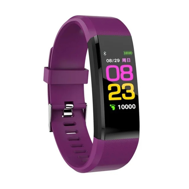 ID115 plus Smart Sports Bracelet Bluetooth Wristband Heart Rate Monitor Fitness