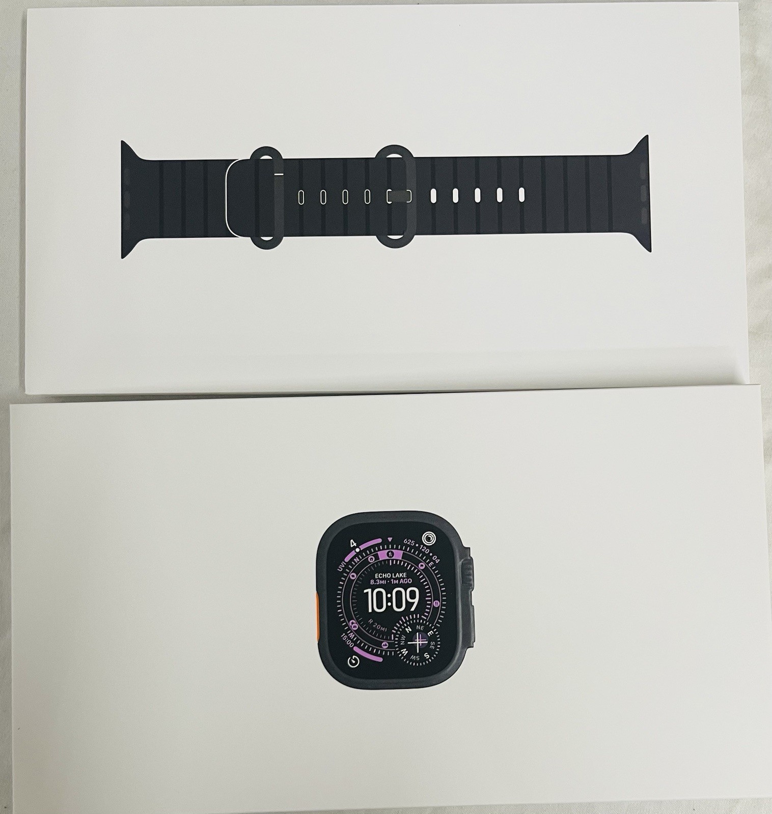 Apple Watch Ultra 3 49mm GPS Cellular Titanium Case /Black Ocean Band.A2