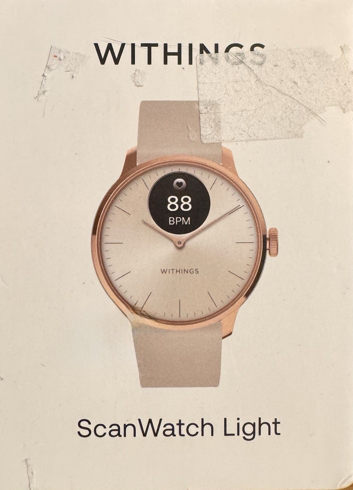 Withings ScanWatch Light – Sand