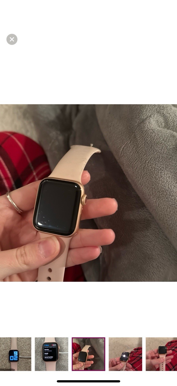Apple Watch Series 5 40mm 32GB, A2092, Unlocked Rose Gold