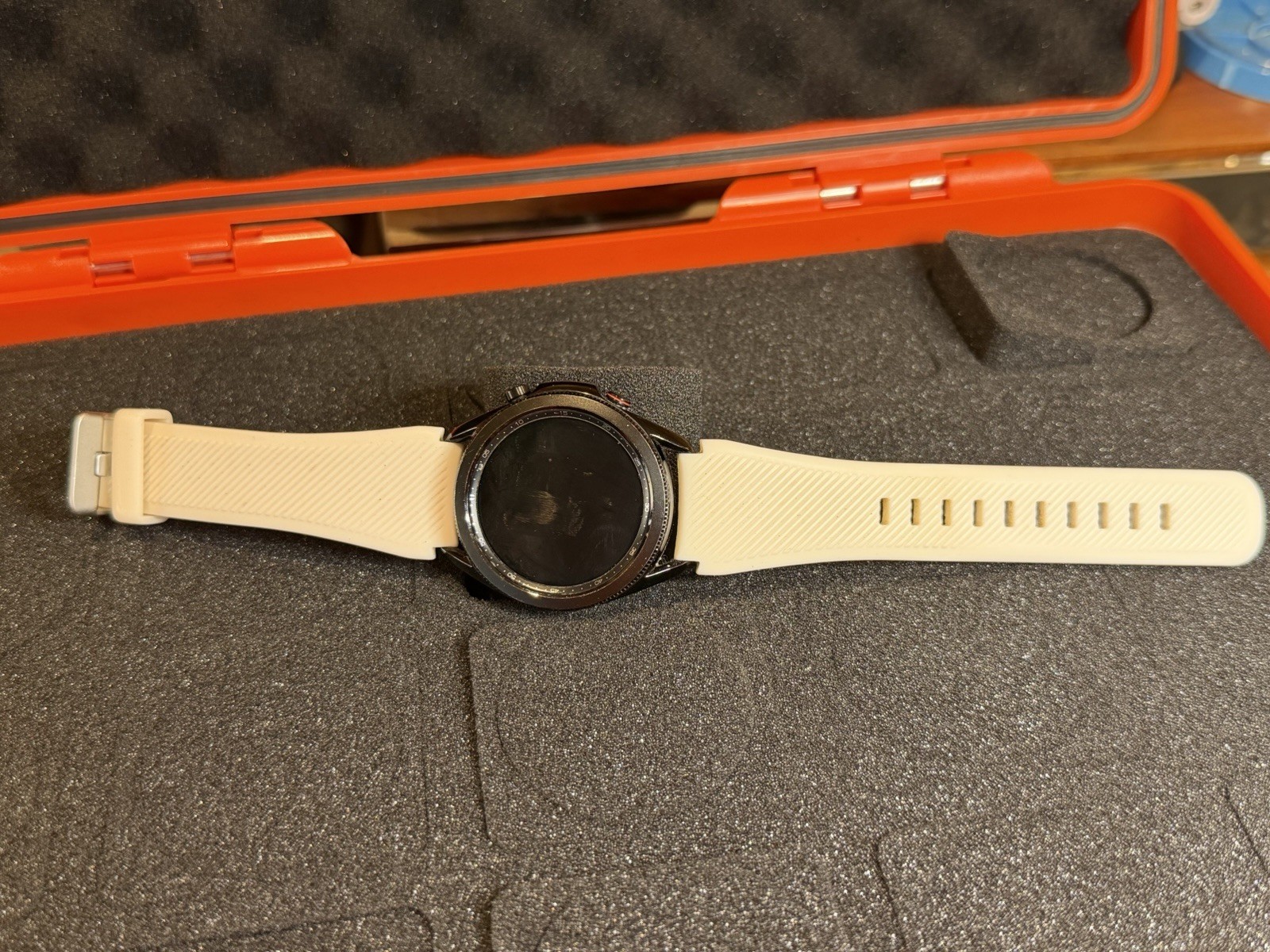 Samsung Galaxy Watch3 LTE 45mm Leather Band Mystic Black Smartwatch SM-R845U