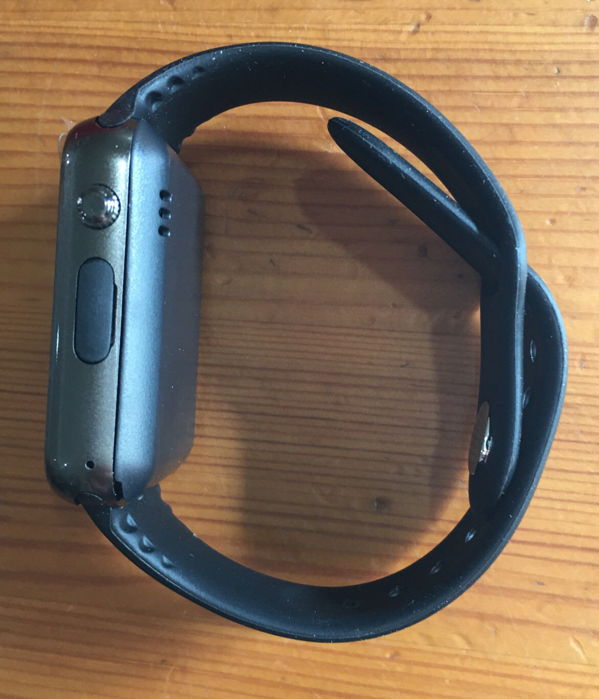 Multi-Function Smartwatch, Android/iOS Compatible, Black