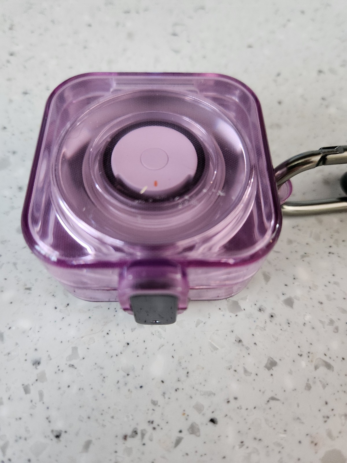 Samsung Galaxy Ring – Size 10 – Titanium Silver – Purple Removable Case