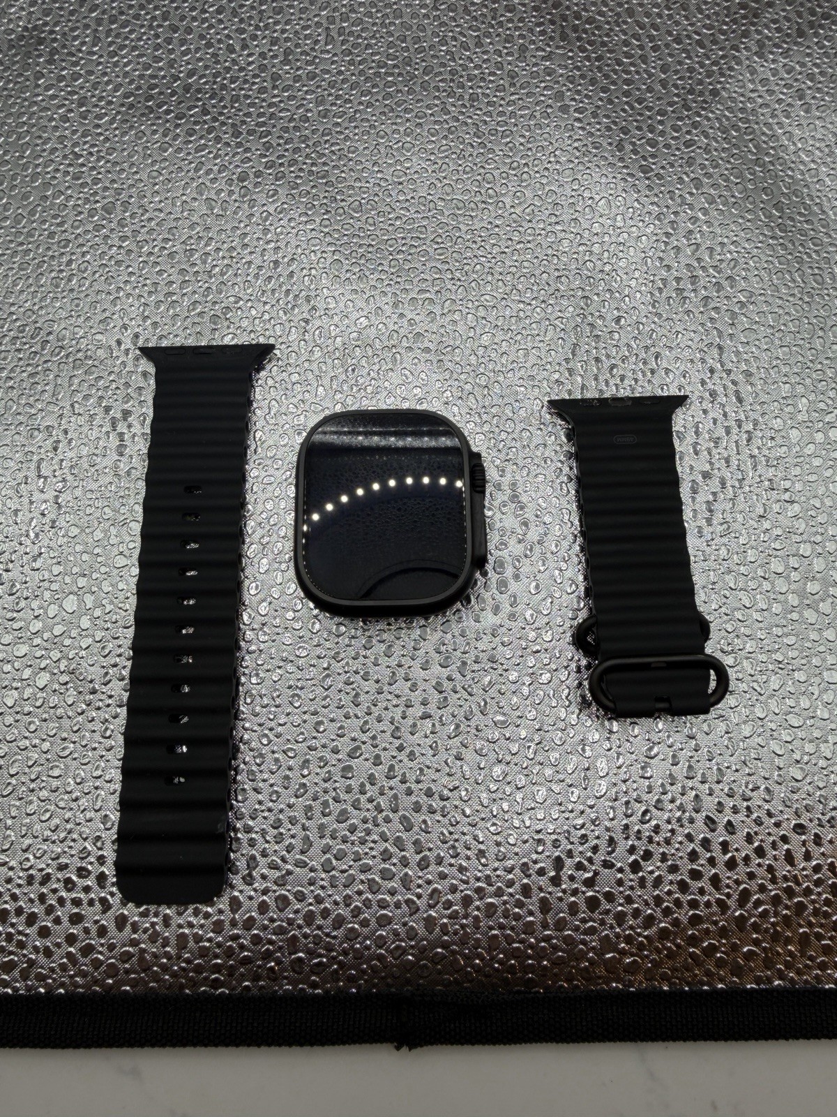 Unlocked Apple Watch Ultra 3 49MM Black Titanium Black Ocean Band MF0J4LW/A