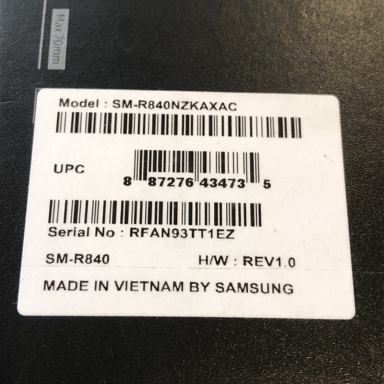 Samsung Galaxy Watch 3 45mm GPS Wifi Smartwatch Stainless Steel SM-R840 M/L Band