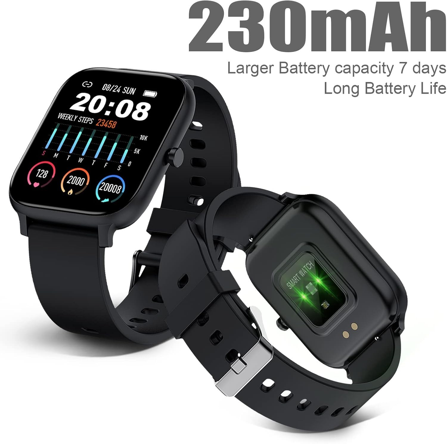 Reloj Inteligente Para iPhone Android De Mujer Smart Watch Pantalla Táct NEW US.