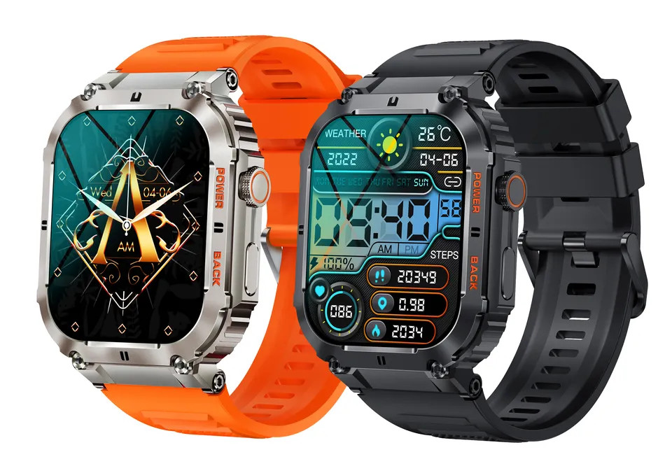 Smart Watch K57 PRO 1.96″ heart rate blood pressure/oxygen 100+ sports modes